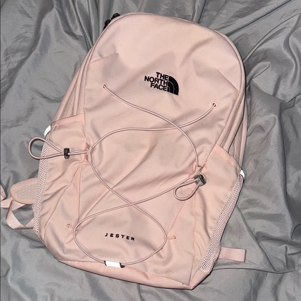 pink north face jester bookbag